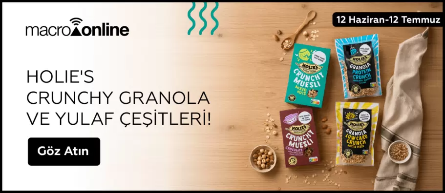 12 Haziran - 12 Temmuz Holie’S Crunchy Granola Ve Yulaf Gevreği Çeşitleri!