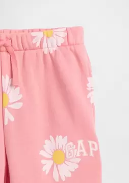Kız Çocuk | Relaxed Gap Logo Fransız Havlu Kumaş Jogger Eşofman Altı