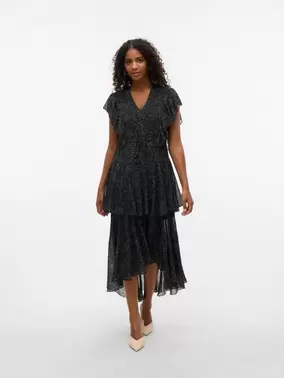 Vero Moda VMYLLDES Langes Kleid - 10330826