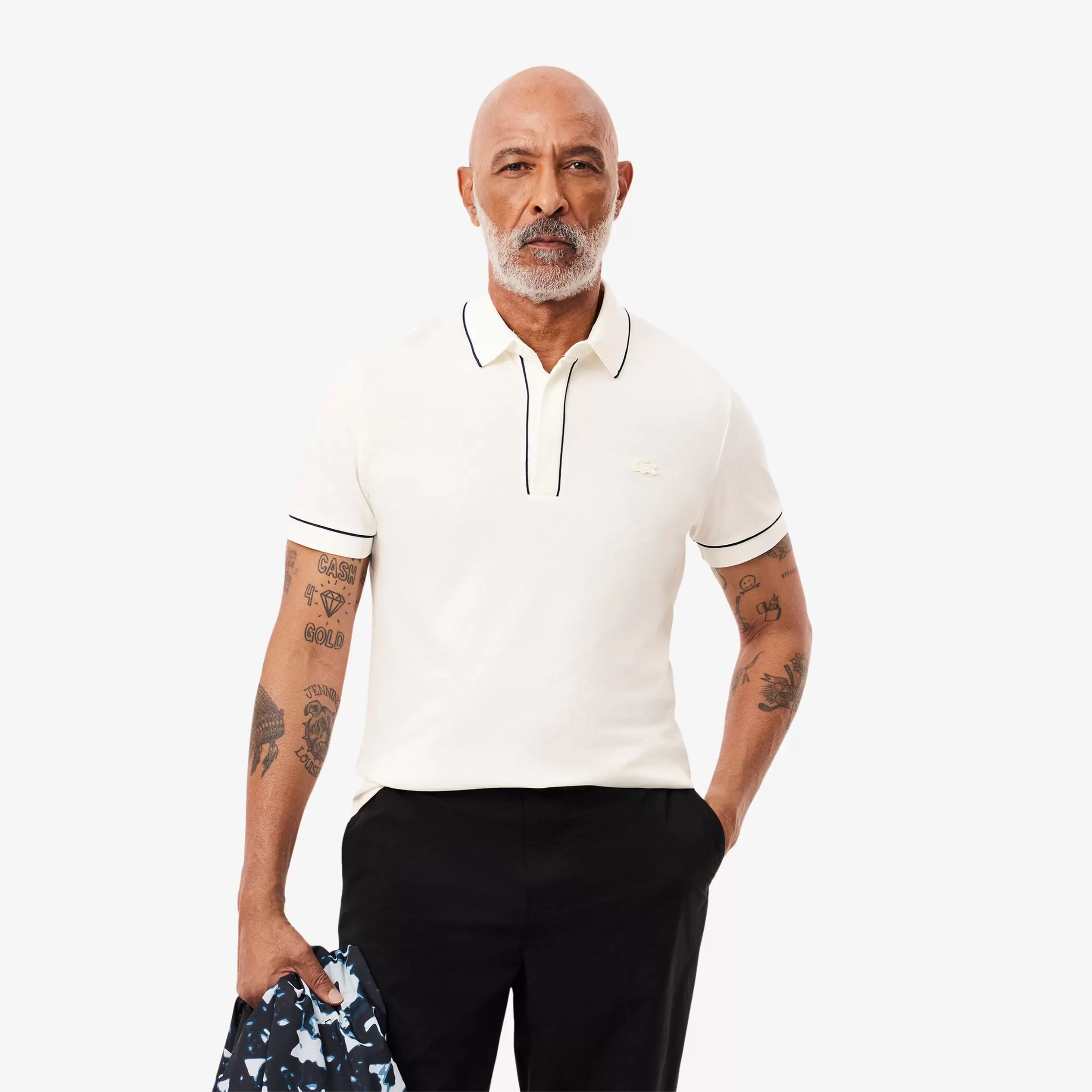 Erkek Regular Fit Organik Pamuk Beyaz Paris Polo