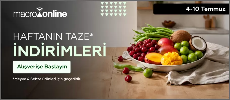 4 - 10 Temmuz Meyve & Sebze İndirimleri!