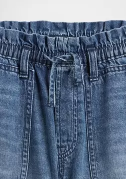 Kız Çocuk | High Rise Relaxed Pull-On Utility Şort