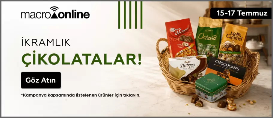15 - 17 Temmuz İkramlık Çikolatalarda %70 İndirim!