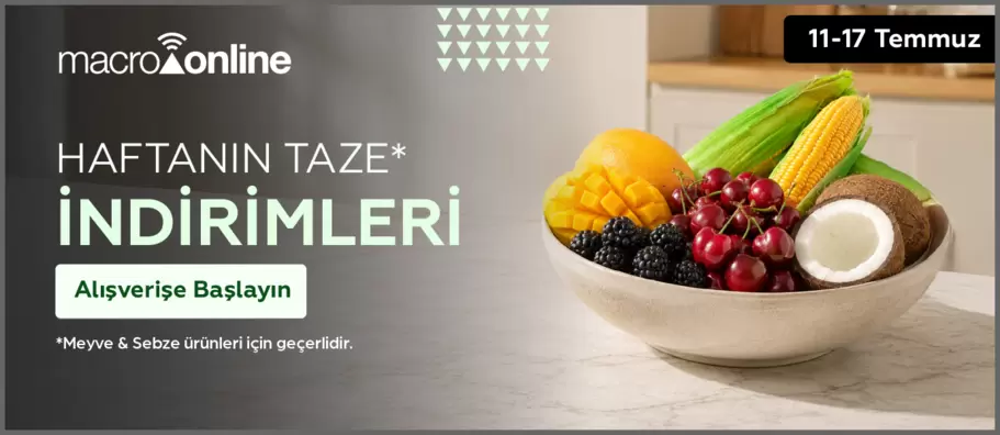11 - 17 Temmuz Meyve & Sebze İndirimleri!