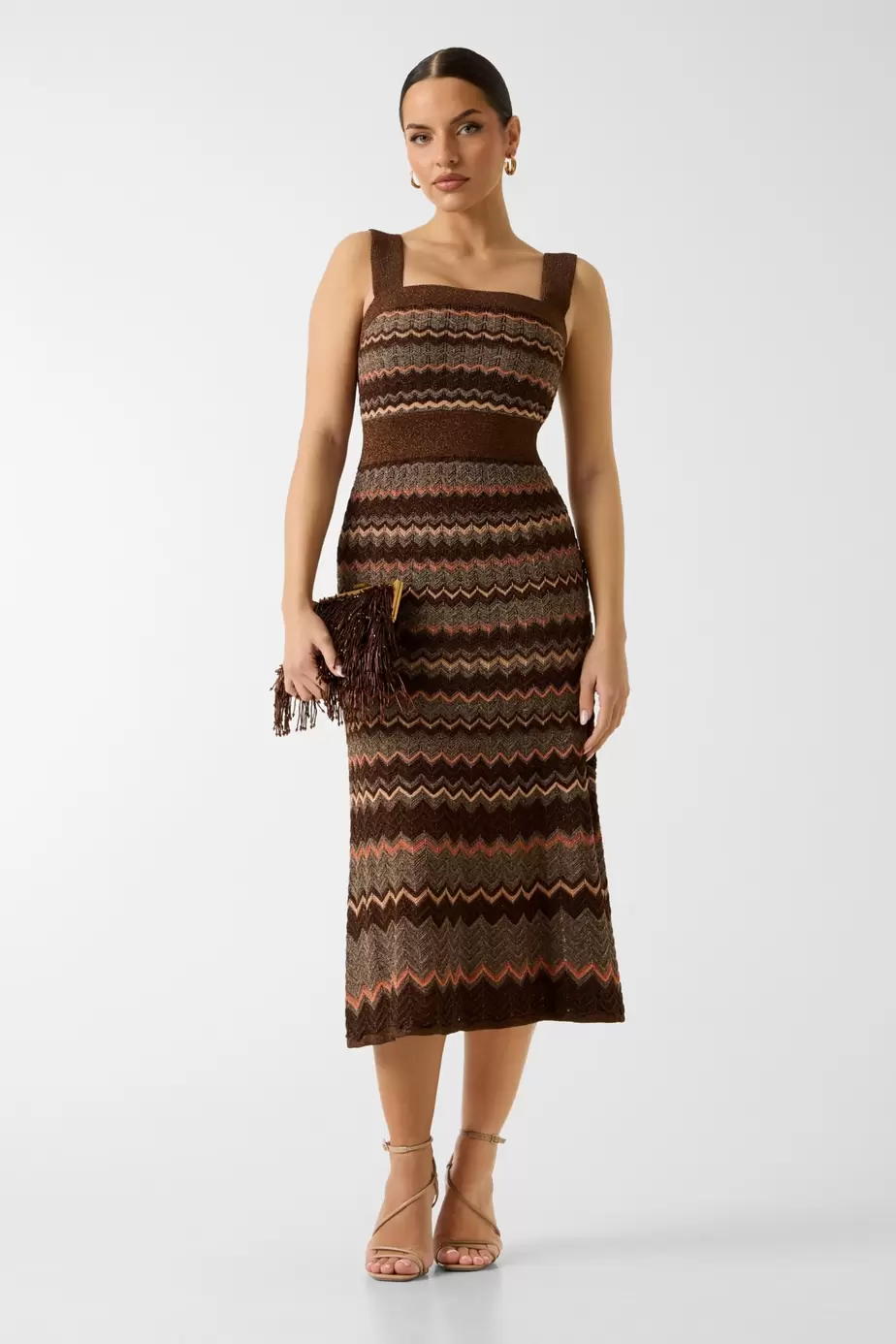 Vestido de lurex Marciano
