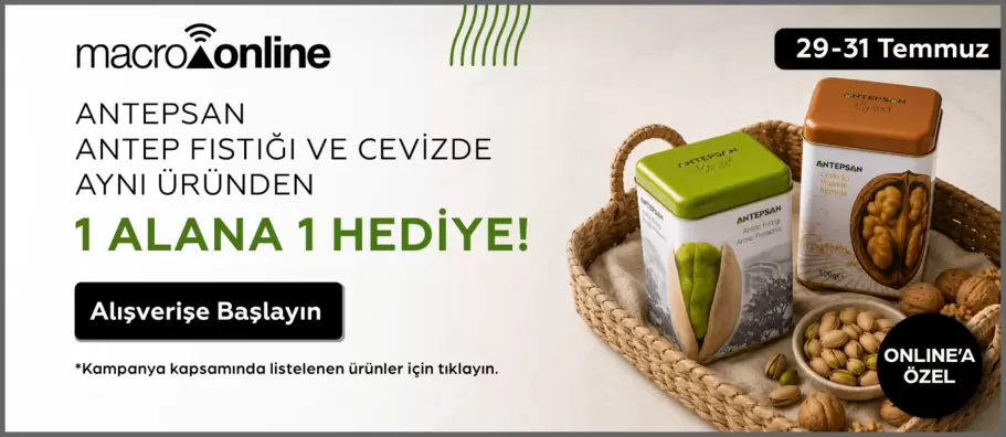 29 - 31 Temmuz Antepsan By İzzet Antep Fıstığı Ve Ceviz İçi Ürünlerinde 2 Al 1 Öde!