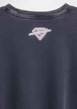 Kız Çocuk | Superman Oversized T-Shirt