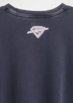 Kız Çocuk | Superman Oversized T-Shirt