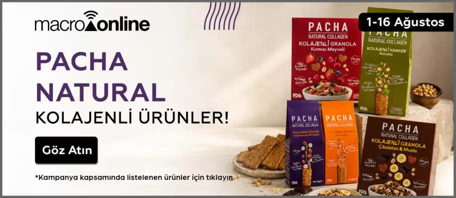 1 - 16 Ağustos Pacha Natural Kolajenli Ürünler!