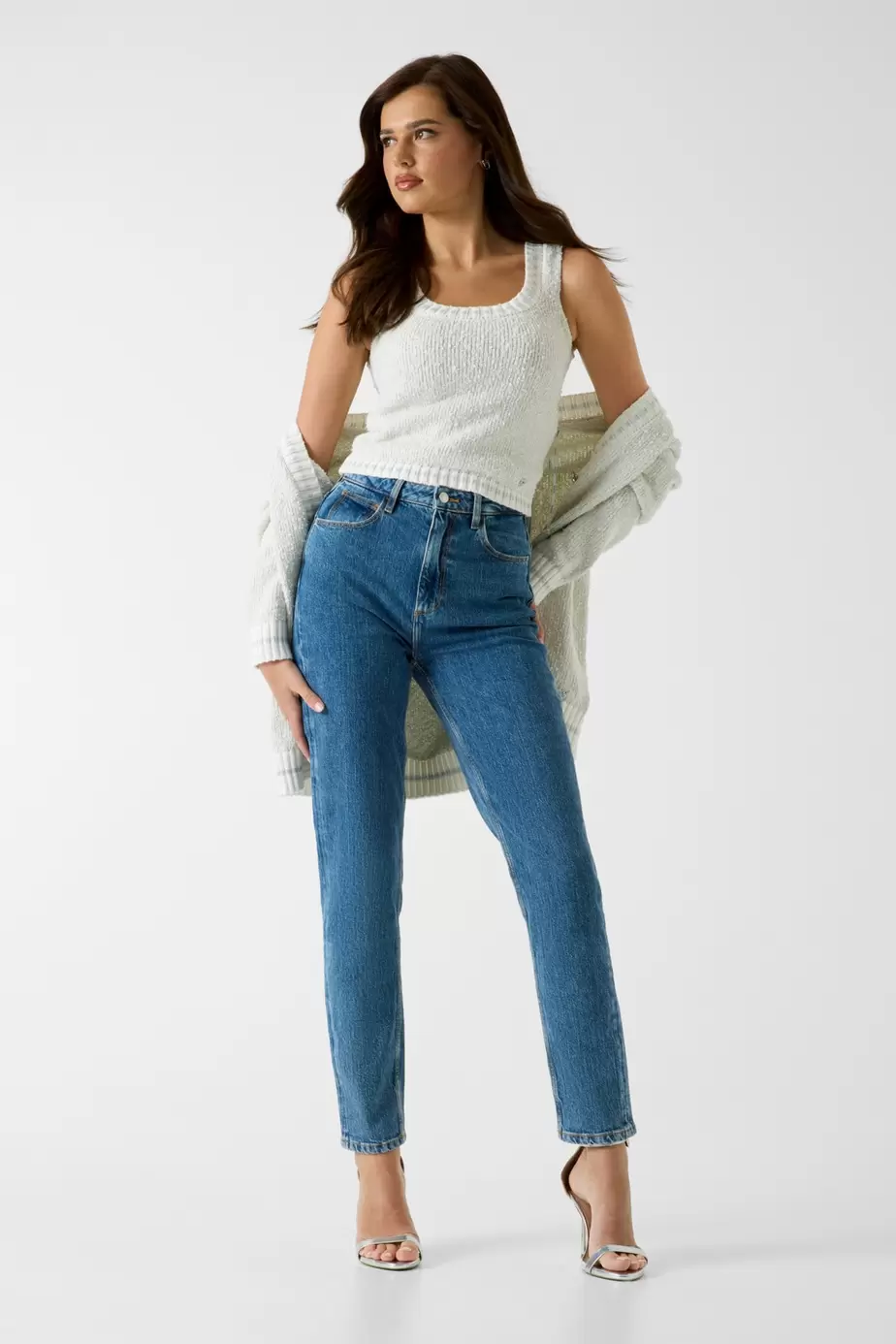 Vaqueros mom fit
