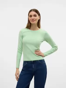 Vero Moda VMCHLOE T-Shirt - Pastel Green - 10306897