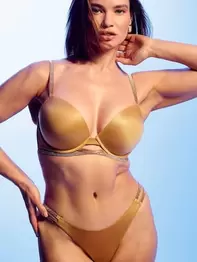 Gradyan Işıltılı Push-Up Sütyen
