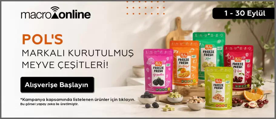 1 - 30 Eylül Pol's Freeze Fresh Ürünlerinde %25 İndirim!