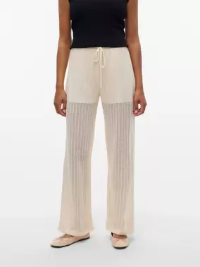 Vero Moda VMCAILEY Hohe Taille Hose - Birch - 10329314
