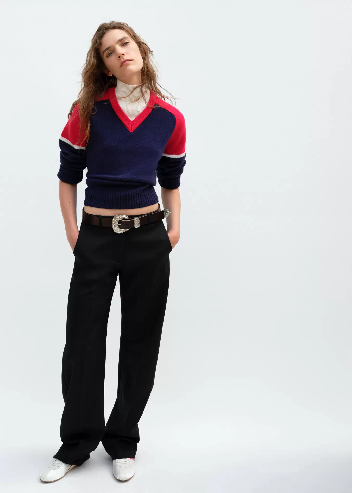 Straight suit trousers