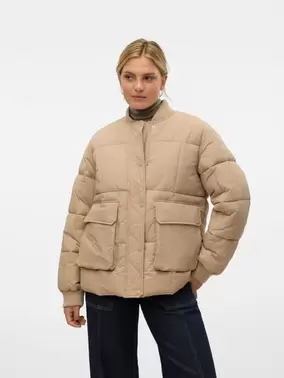Vero Moda VMJENNIE Steppjacke - Silver Mink - 10320525