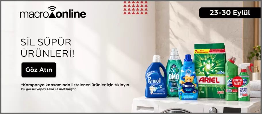 23 - 30 Eylül Sil Süpür Ürünleri!