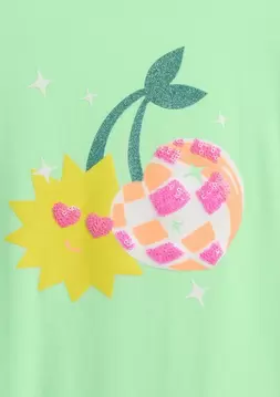 Kız Çocuk | Relaxed Grafik Baskılı T-Shirt