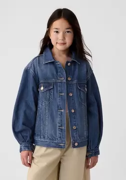 Kız Çocuk | Gap × DÔEN Oversize Icon Denim Ceket