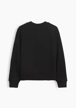 Kız Çocuk | Bisiklet Yaka Grafik Baskılı Sweatshirt