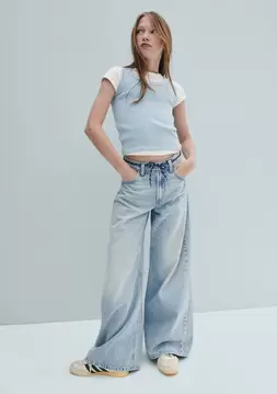 Kız Çocuk | Low Rise Baggy Jean Pantolon