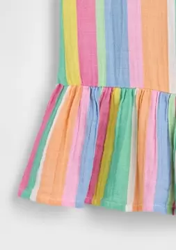 Kız Çocuk | Peplum Askılı Bluz