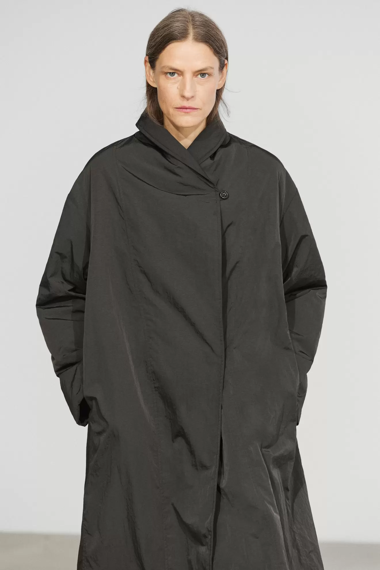 Uzun kapitone parka