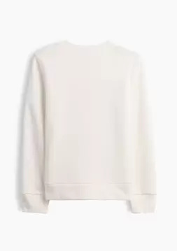 Kız Çocuk | Bisiklet Yaka Grafik Baskılı Sweatshirt