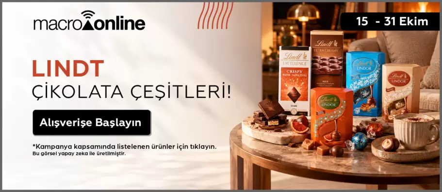 15 - 31 Ekim Lindt Marka Çikolatalar!