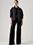 Siyah Kadın Straight Denim Pantolon 728 HR WIDE LEG WORN 0039B-0035
