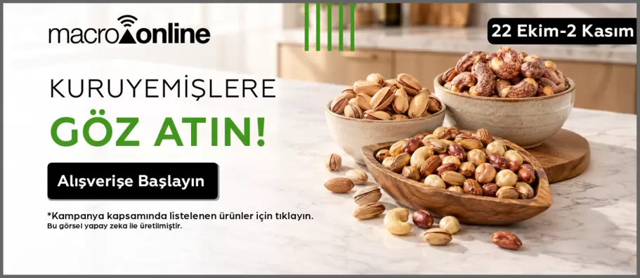 22 Ekim - 2 Kasım Kuruyemişlere Göz Atın!