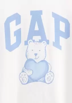 Kız Çocuk | Logo Grafik Baskılı T-Shirt