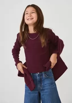 Kız Çocuk | Fitilli T-Shirt