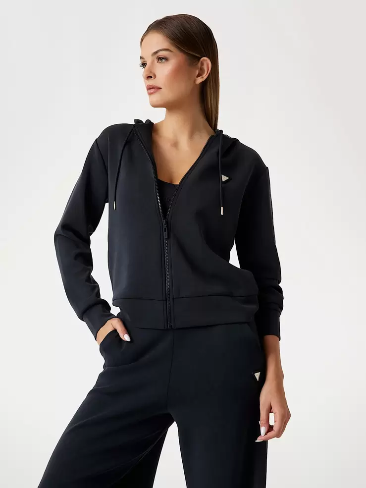 Sudadera con capucha y cremallera completa