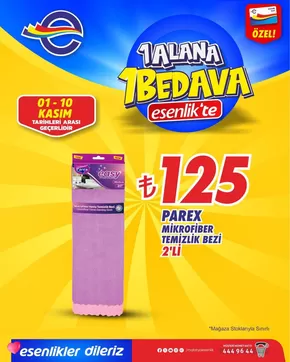 Esenlik kataloğu, Azatlı (Niğde) | Güncel özel kampanyalar | 2025-11-01T00:00:00.000Z - 2025-11-10T00:00:00.000Z