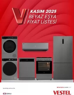 Vestel kataloğu, Cihanbeyli | Beyaz Eşyalar | 2025-11-01T00:00:00.000Z - 2025-11-30T00:00:00.000Z