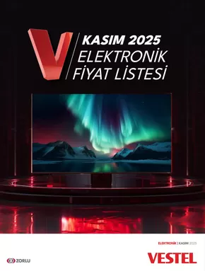 Vestel kataloğu, İzmir | Tüketici Elektroniği | 2025-11-01T00:00:00.000Z - 2025-11-30T00:00:00.000Z