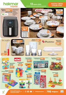 Hakmar Express kataloğu, Çınarcık | 13 Kasım 2025 | 2025-11-06T00:00:00.000Z - 2025-11-20T00:00:00.000Z