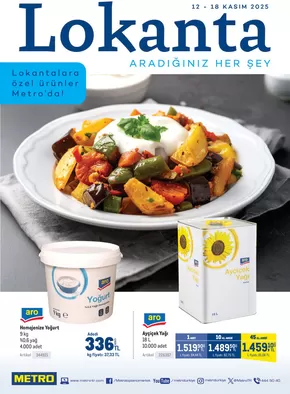 Metro kataloğu, İstanbul | Lokantalar | 2025-11-05T00:00:00.000Z - 2026-01-13T00:00:00.000Z