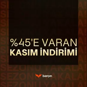 Barçın Spor kataloğu | %45 Indirim | 2025-11-06T00:00:00.000Z - 2025-11-20T00:00:00.000Z