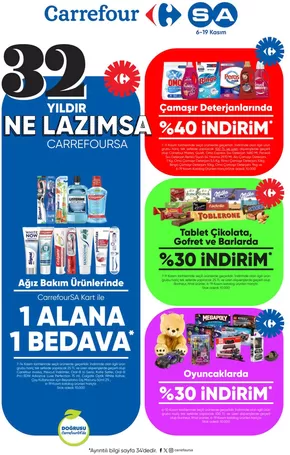 CarrefourSA kataloğu, Yıldırım | Kataloglar CarrefourSA | 2025-11-06T00:00:00.000Z - 2025-11-19T00:00:00.000Z