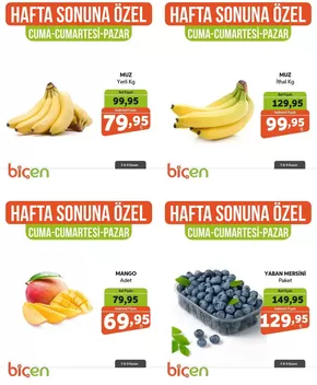 Biçen Market kataloğu, Yıldırım | Müşterilerimiz için özel fırsatlar | 2025-11-07T00:00:00.000Z - 2025-11-09T00:00:00.000Z