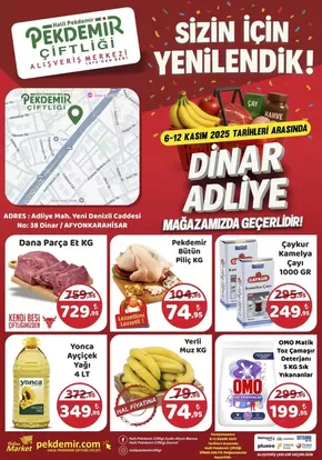 Pekdemir kataloğu, Çeştepe | İndirimler ve kampanyalar | 2025-11-06T00:00:00.000Z - 2025-11-12T00:00:00.000Z