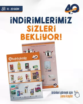 Tahtakale Spot kataloğu, Kayseri | Sizin için en iyi fırsatlarımız | 2025-11-10T00:00:00.000Z - 2025-11-20T00:00:00.000Z