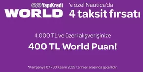 Nautica kataloğu, Bandırma | Güncel özel kampanyalar | 2025-11-07T00:00:00.000Z - 2025-11-30T00:00:00.000Z