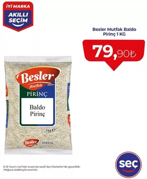 Seç Market kataloğu, Gaziantep | Sizin için özel teklifler | 2025-11-06T00:00:00.000Z - 2025-11-12T00:00:00.000Z
