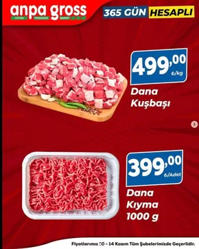 Anpa Gross kataloğu, Gaziantep | Dana, kuzu, kıyma | 2025-11-11T00:00:00.000Z - 2025-11-14T00:00:00.000Z