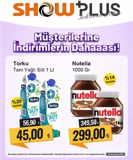 Show Market kataloğu, Pirinççi | Fırsat avcıları için harika teklifler | 2025-11-10T00:00:00.000Z - 2025-11-16T00:00:00.000Z