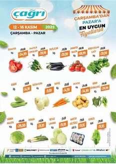 Çağrı Market kataloğu, Diyadin | Güncel fırsatlar ve teklifler | 2025-11-12T00:00:00.000Z - 2025-11-16T00:00:00.000Z