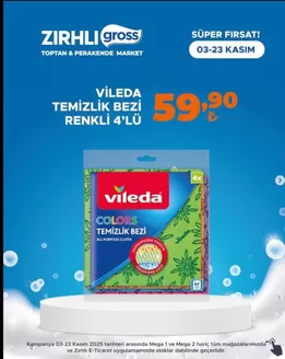Zırhlı Toptan market kataloğu | Kampanya | 2025-11-12T00:00:00.000Z - 2025-11-30T00:00:00.000Z